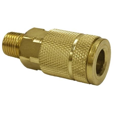 Kdar Kdar 28008 Tru-Flate Male NPT Coupler - 0.25 x 0.25 in. 28008